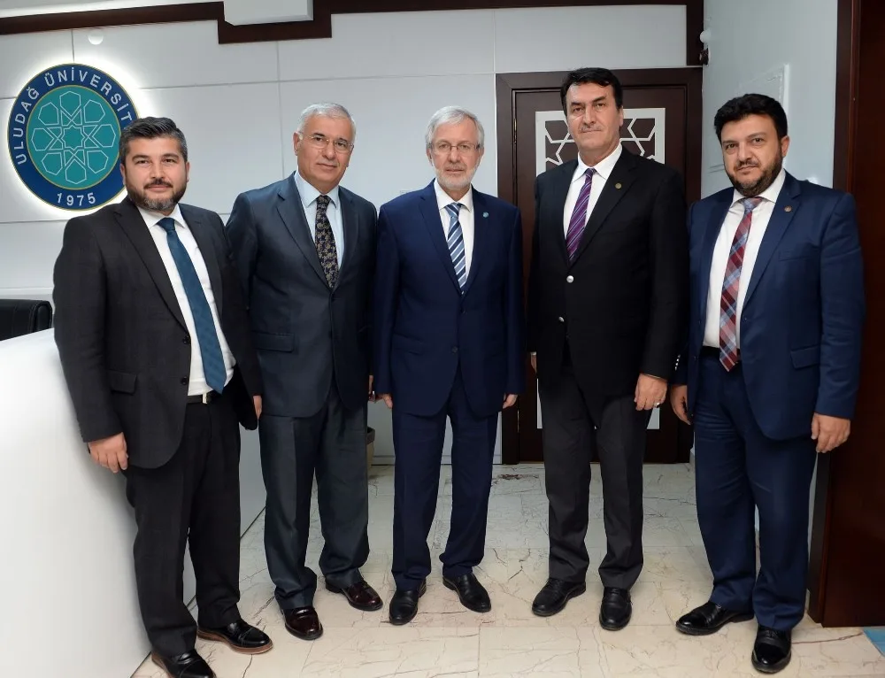 Dündardan, Rektör Ulcaya Geçmiş Olsun Ziyareti