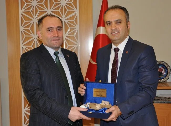 Karahan'dan Aktaş’a veda ziyareti