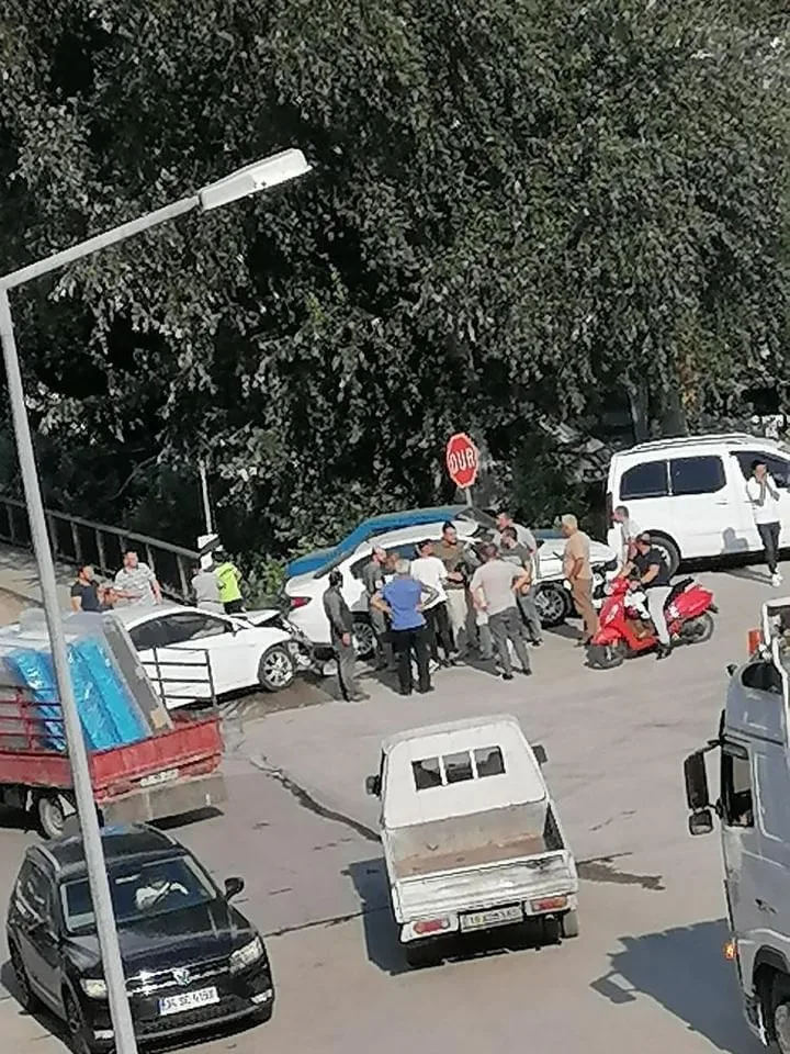 Korkutan kazada 1 kişi yaralandı