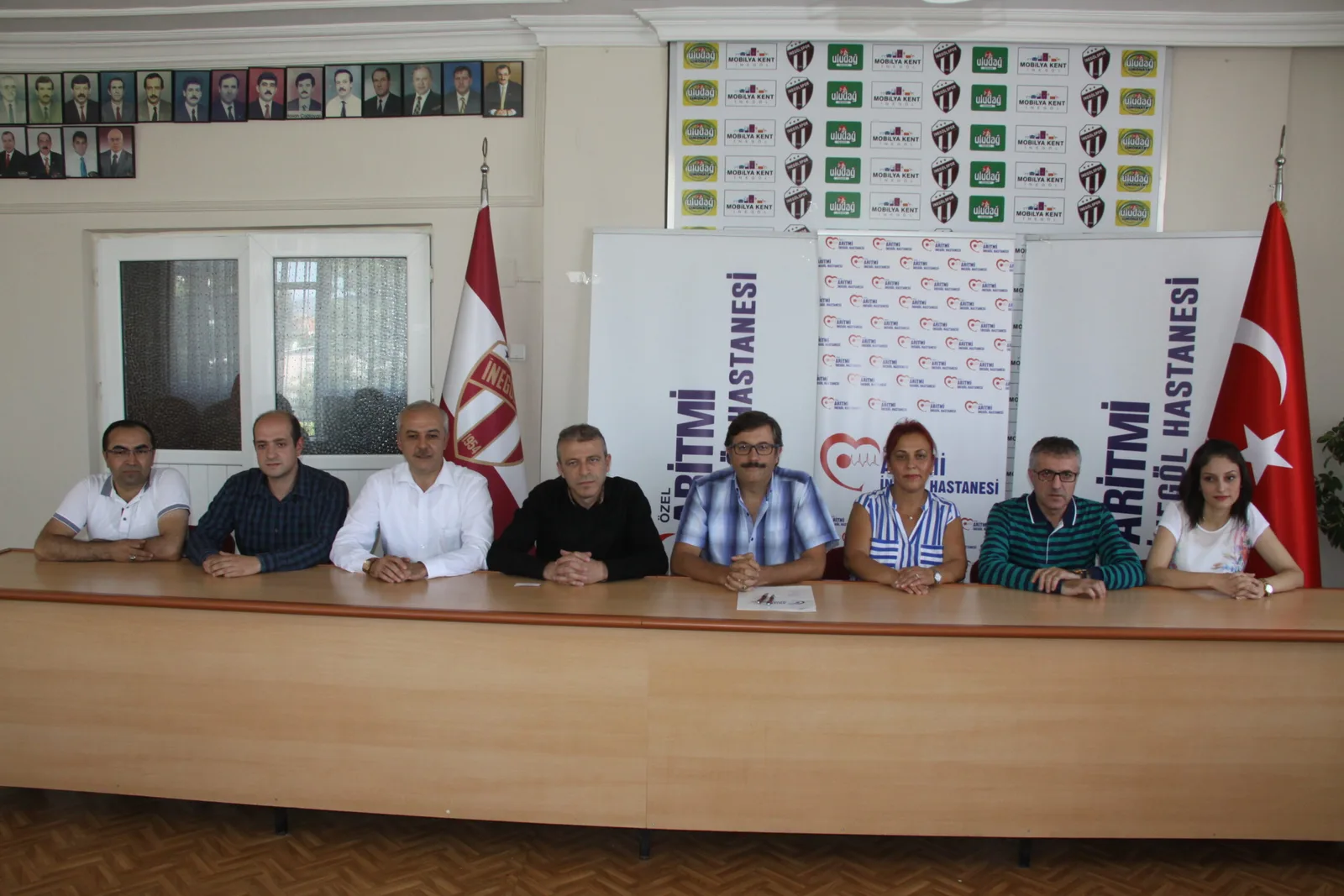 İnegölspor'un sağlık sponsoru yine Aritmi