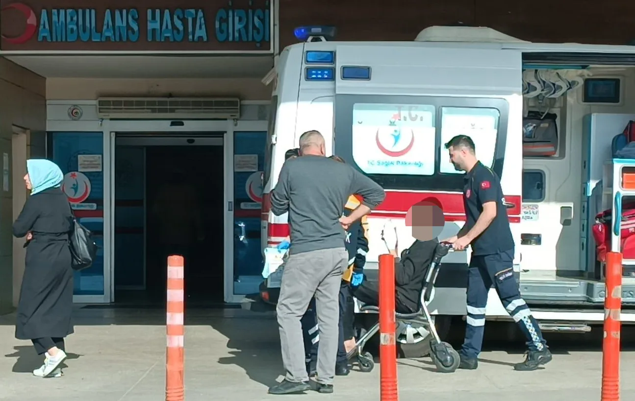 Yanlışlıkla elini hızara kaptırdı