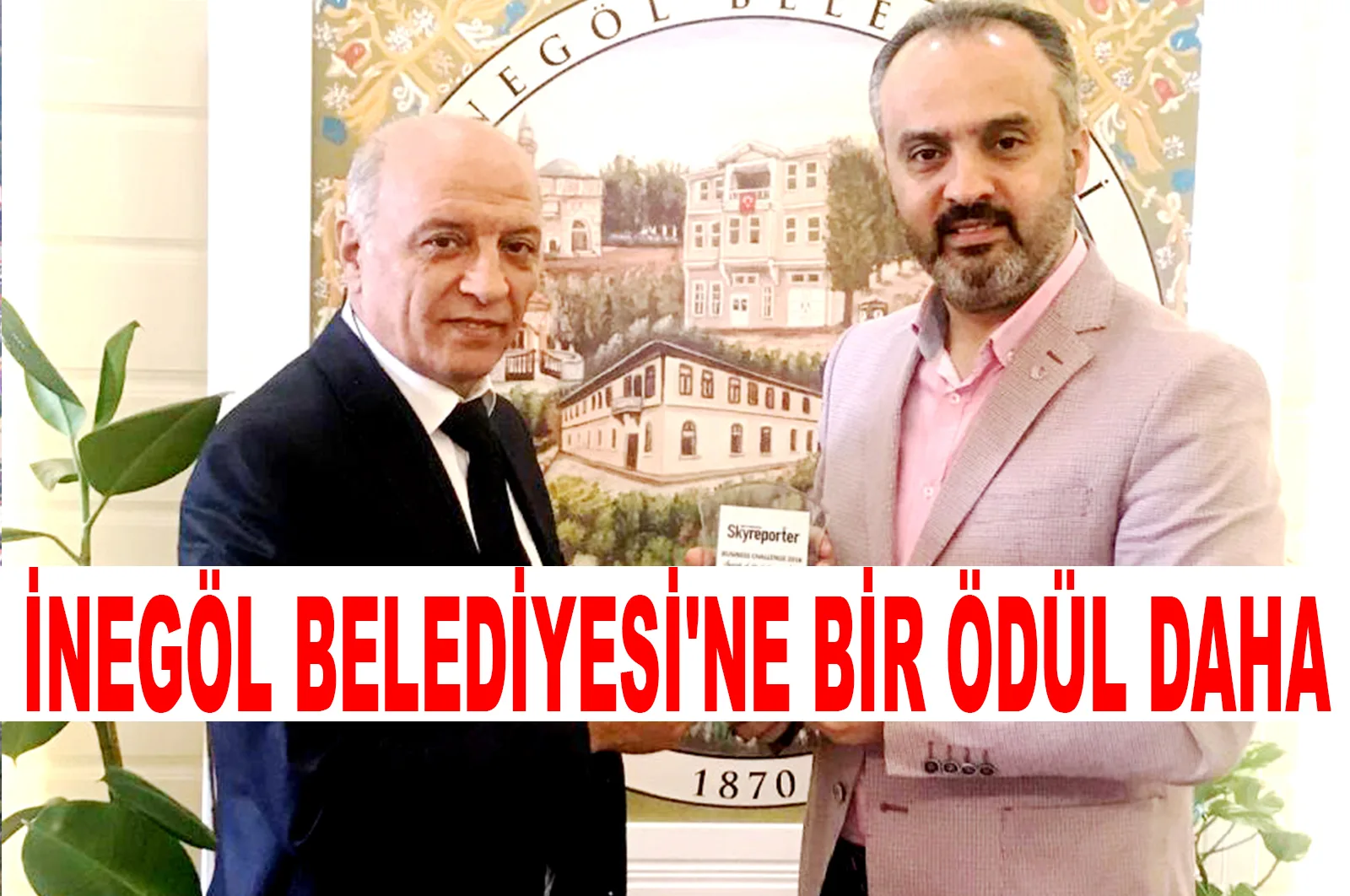 İNEGÖL BELEDİYESİ'NE BİR ÖDÜL DAHA