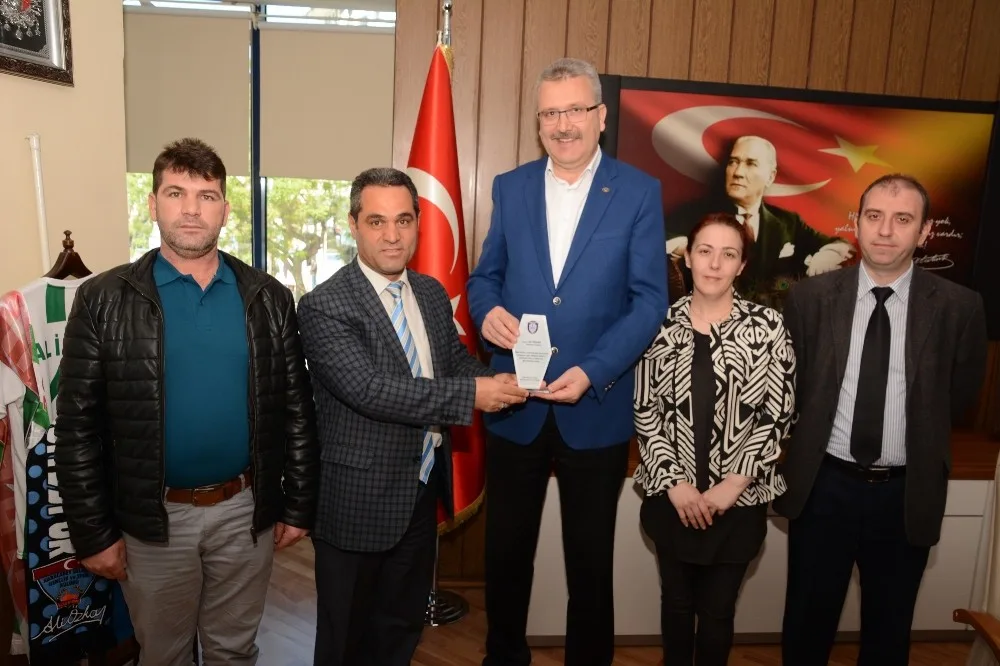 Eğitim Kurumlarından Belediyeye Teşekkür Ziyareti