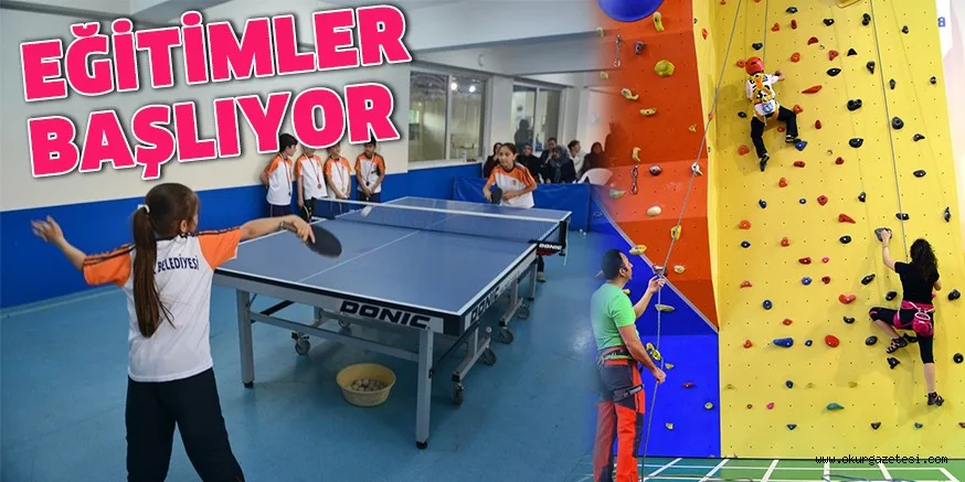 EĞİTİMLER BAŞLIYOR