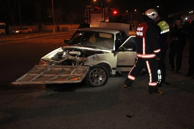 Elazığda Trafik Kazası: 1 Yaralı