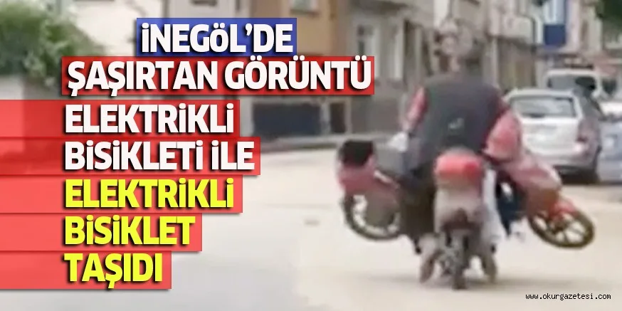 ELEKTRiKLi BiSiKLETi iLE ELEKTRiKLi BiSiKLET TAŞIDI