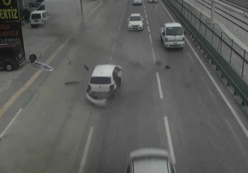 Emniyet Kemeri Takmayınca Otomobilden Böyle Fırladı