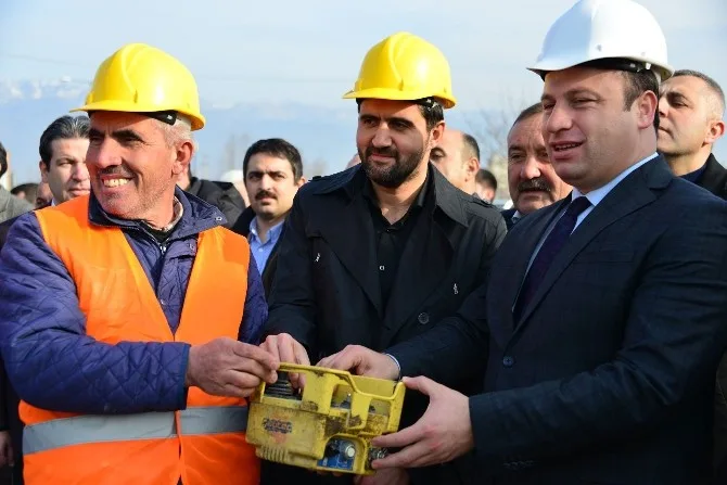 Erbaada Yeni İtfaiye Binası İçin Temel Atma Töreni