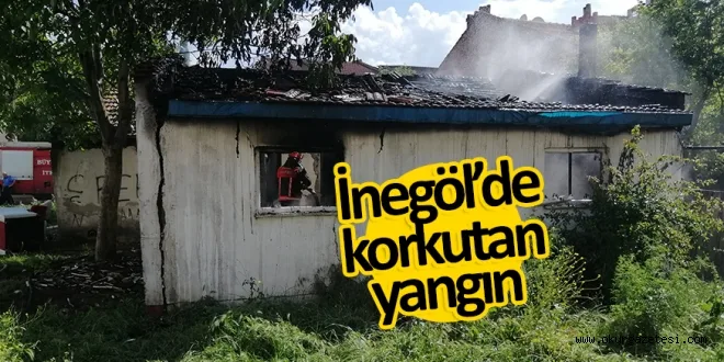 Ertuğrulgazi Mahallesinde korkutan yangın