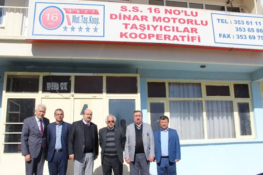 Esob Başkanı Konak, Dinarda Çeşitli Ziyaretlerde Bulundu