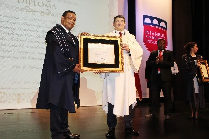 Etiyopya Cumhurbaşkanına Fahri Doktora
