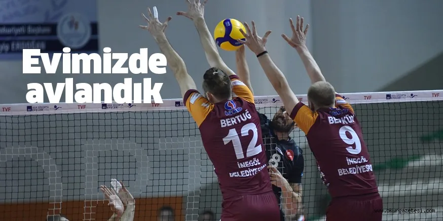 Evimizde avlandık