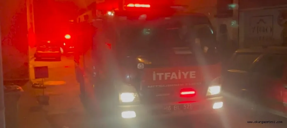 Evinde çıkan yangında ağır yaralanan kişi hastaneye kaldırıldı