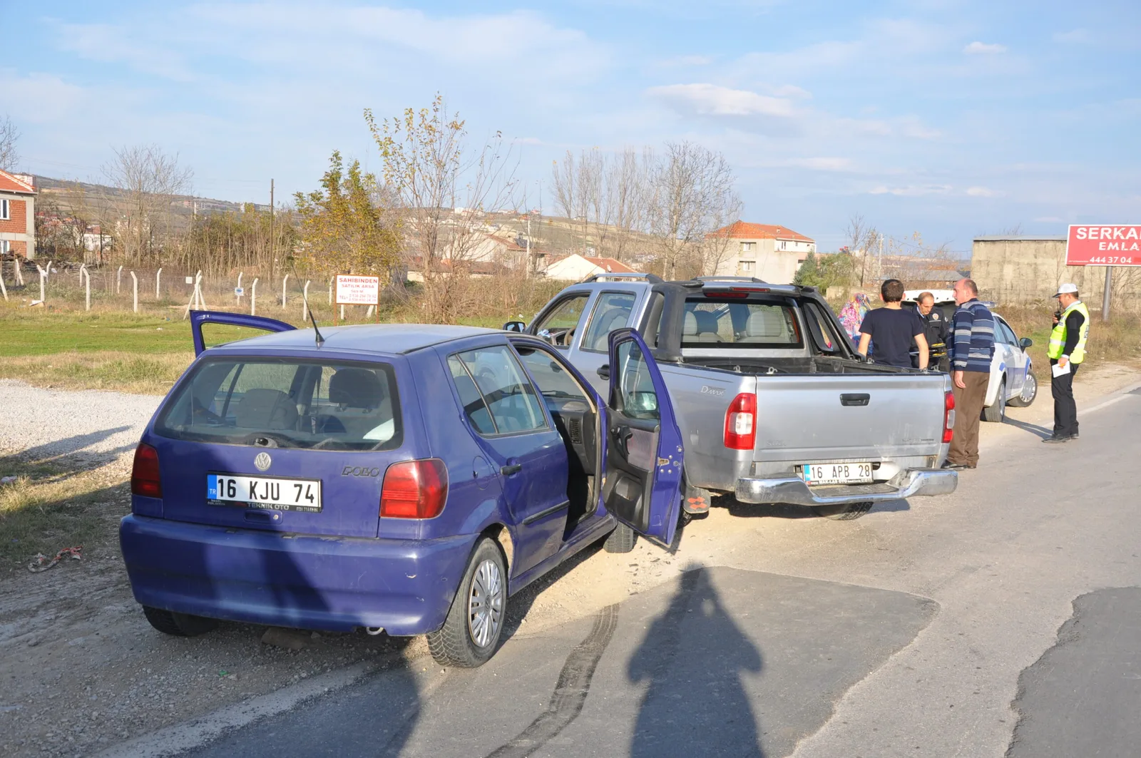 Karalar yolunda kaza: 2 yaralı