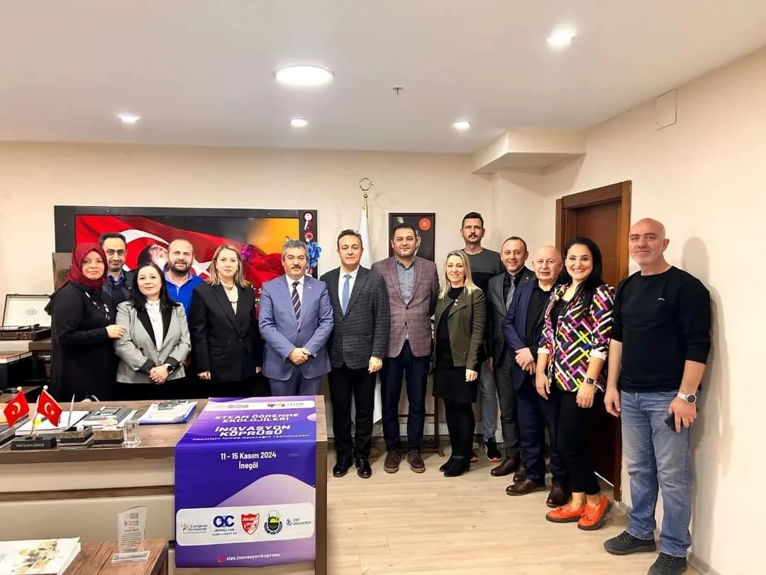 İnegöl’de “İnovasyon Köprüsü” Projesi Tamamlandı: Proje Ekibinden Ziyaret