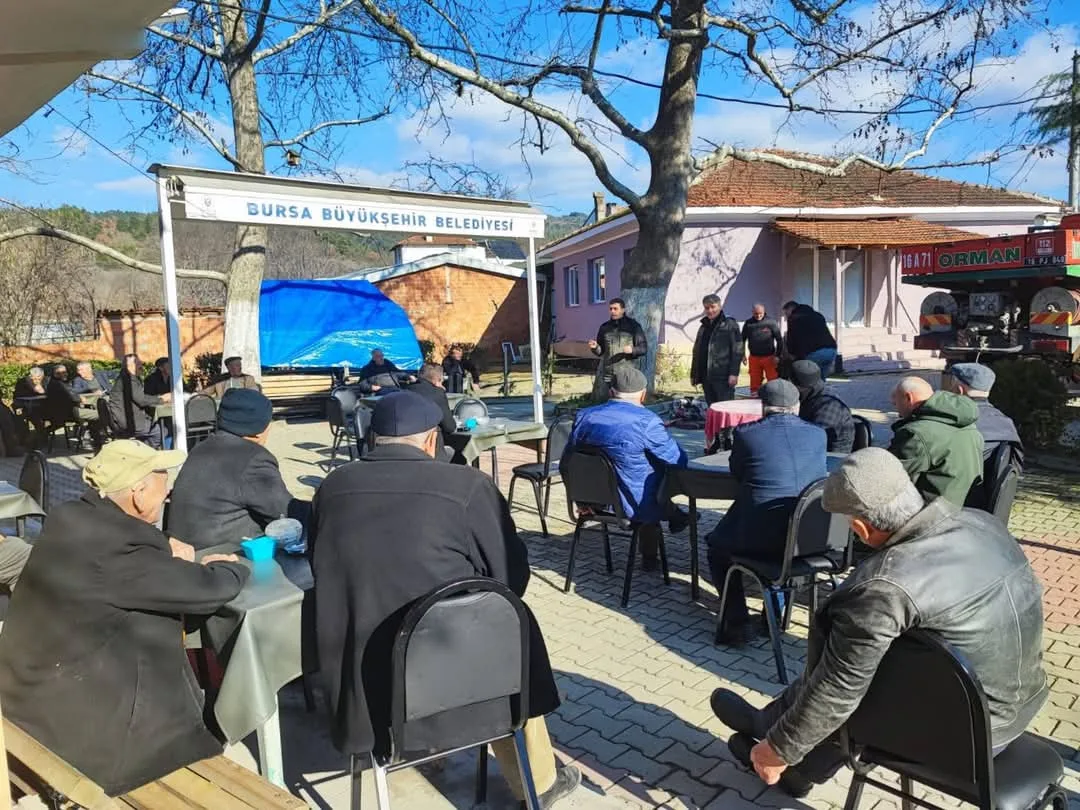 İnegöl'de kırsal bölgeler ekipler tarafından bilgilendiriliyor