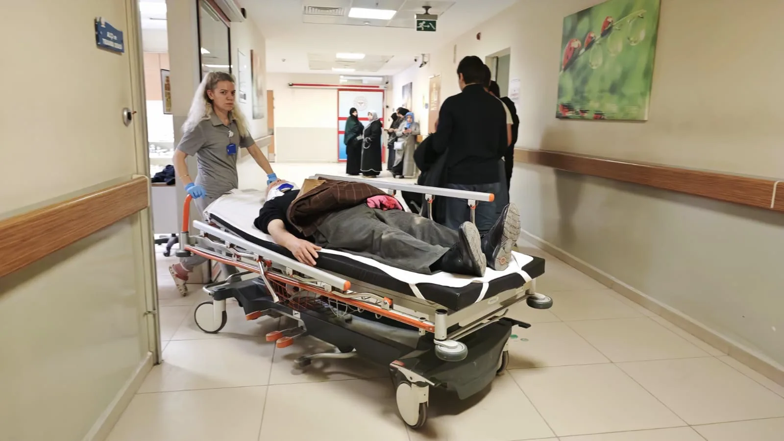 Elektrikli motosiklet sürücüsü kazada yaralandı