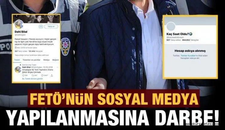 FETÖ'nün sosyal medya yapılanmasına ağır darbe!