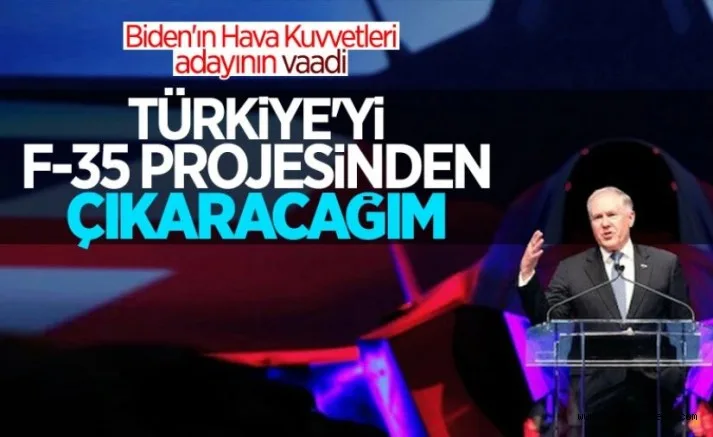 Frank Kendall: Türkiye'yi F35 projesinden çıkaracağım