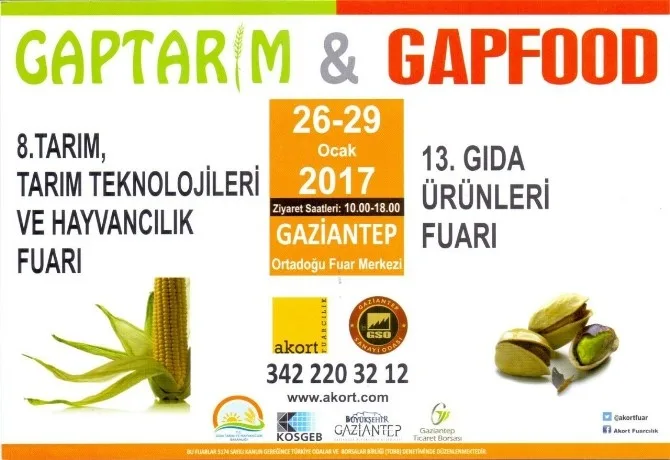 Gaptarım Ve Gapfood Fuarlarının Açılışını Başbakan Yardımcısı Şimşek Yapacak