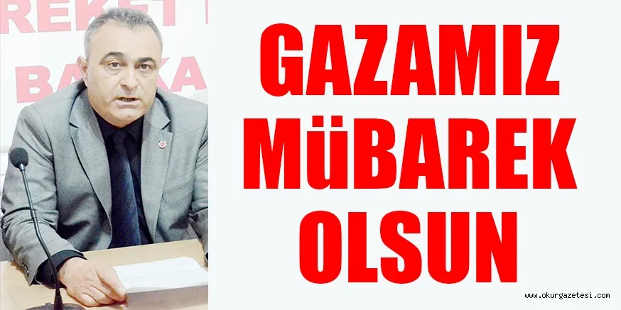 GAZAMIZ MüBAREK OLSUN