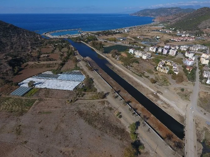 Gazipaşa Hacımusa Çayının Islah Çalışmaları Tamamlandı