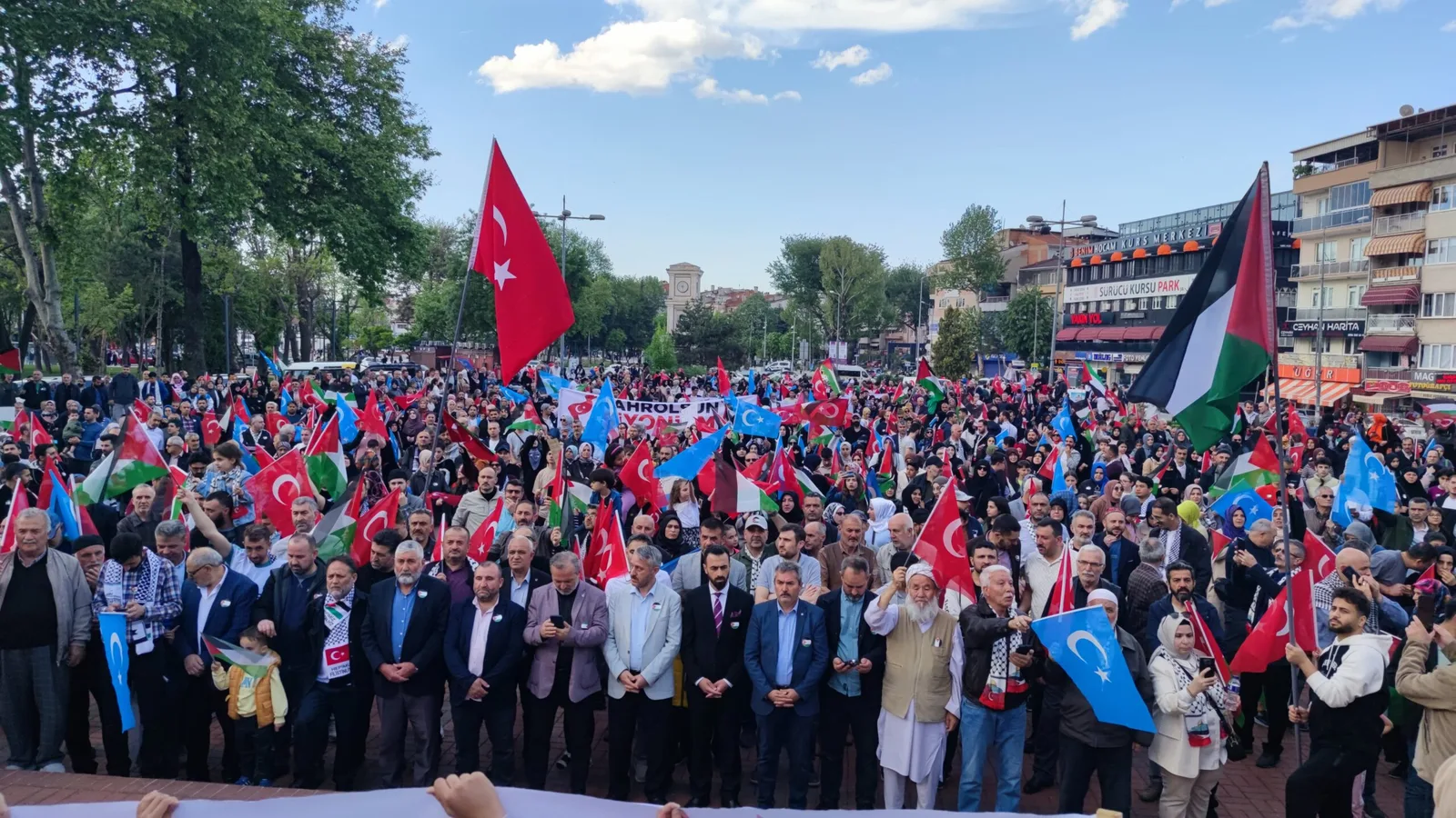 İnegöl ‘Gazze’ için ayaklandı