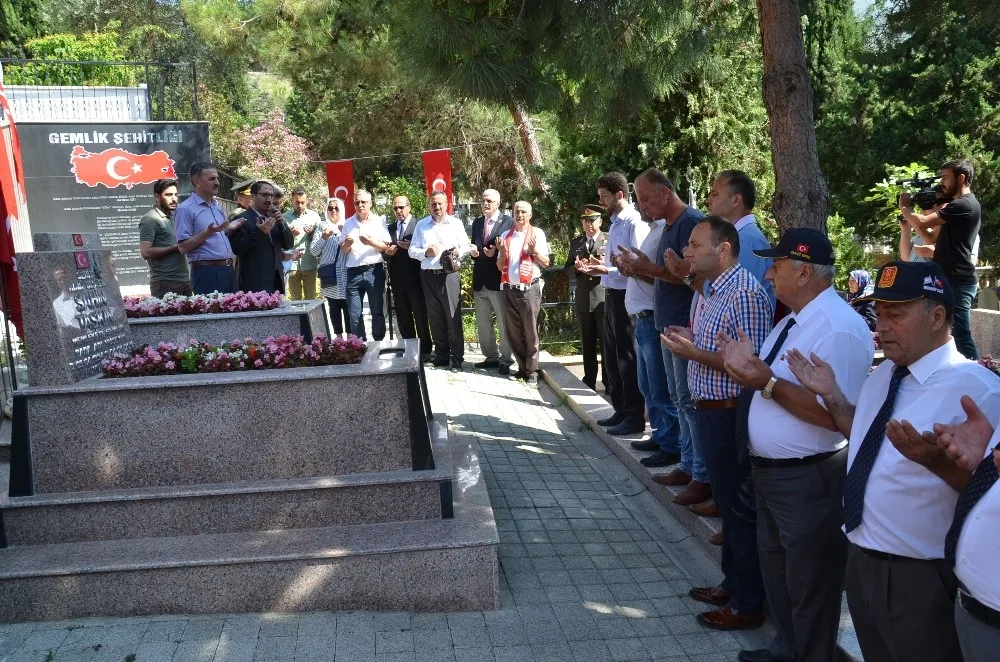 Gemlikte Şehitler Anıldı
