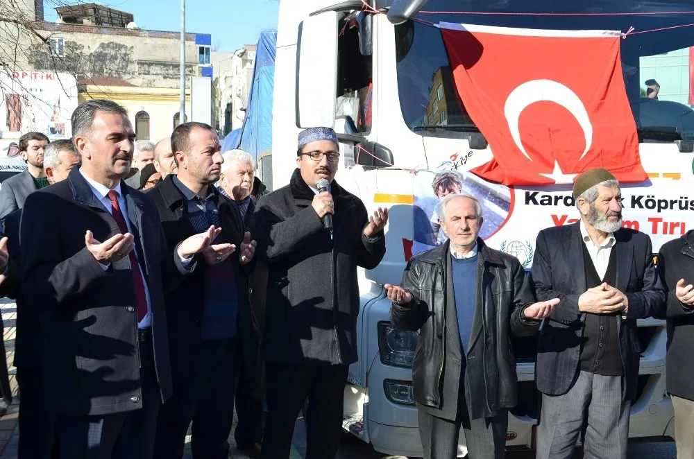 Gemlikten Suriyeye 23. Yardım Tırı