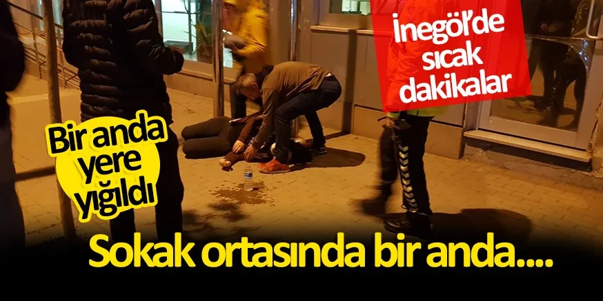 GENÇ BAYAN ÇARŞI ORTASINDA BAYILDI