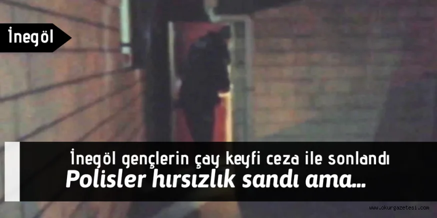 Gençler bakın nerde yakalandı
