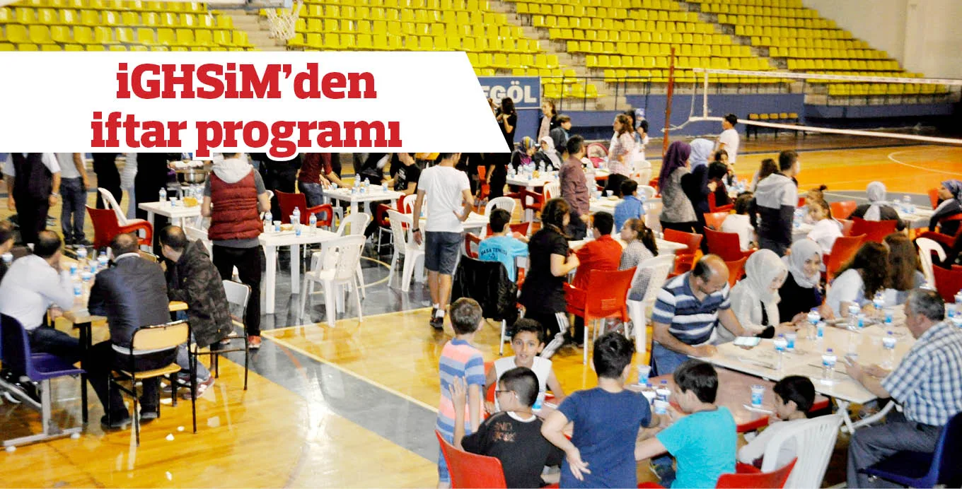 iGHSiM'den iftar programı