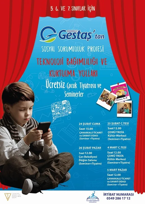 Gestaştan Öğrencilere Tiyatro, Velilere Seminer