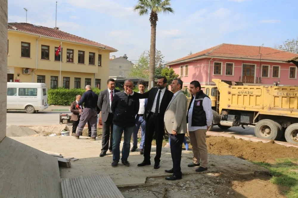 Gürsunun Tarihi Meydanına Bakım