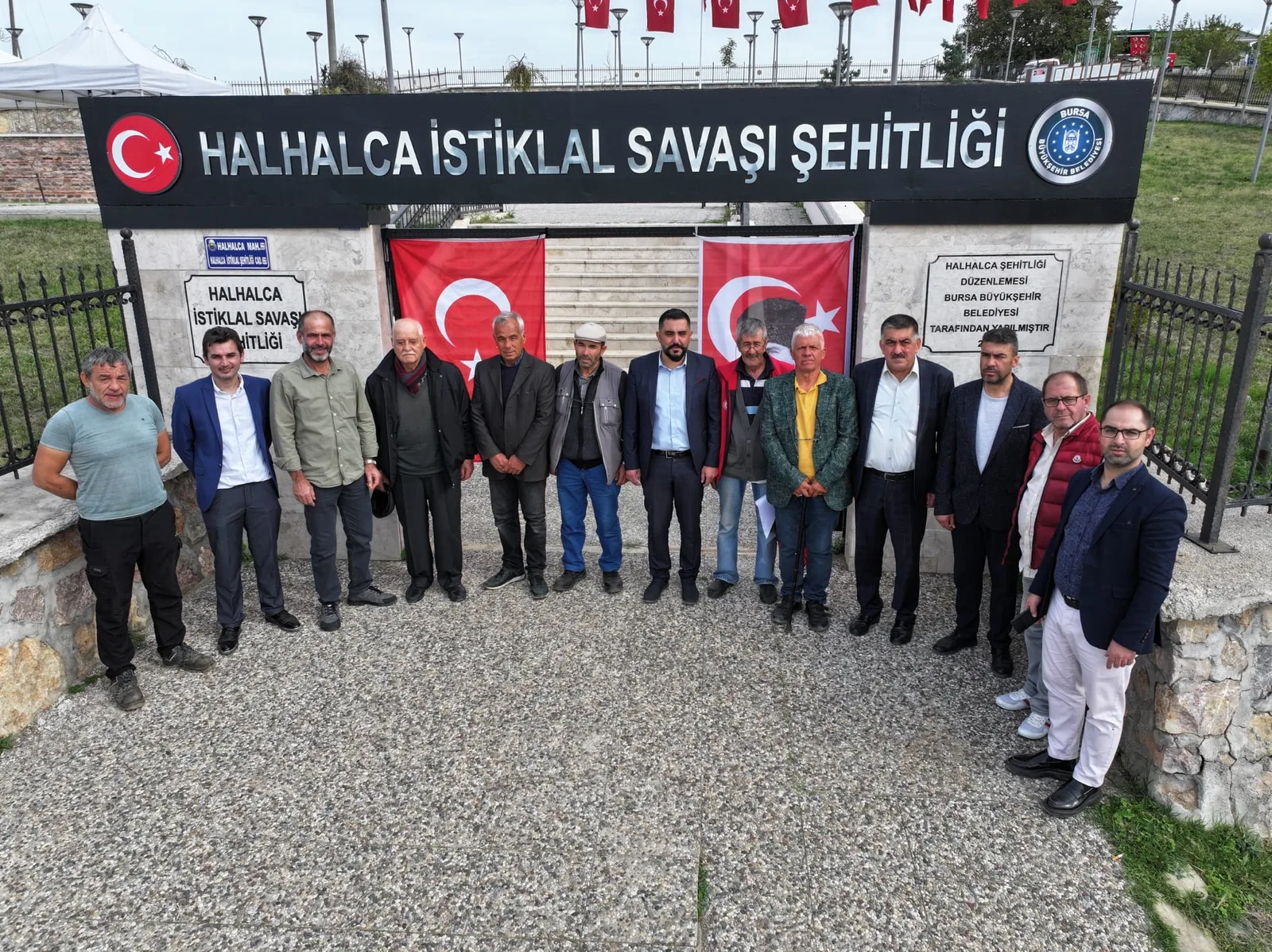 İNEGÖL’ÜN DUMLUPINARI’NDA ŞEHİTLERİMİZ TÖRENLE ANILDI