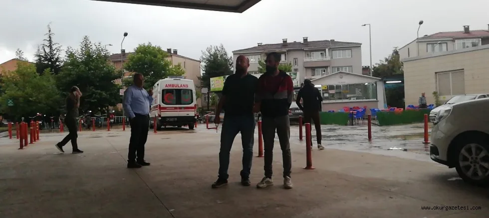 HASTANE BAHÇESiNDE SUÇüSTü YAKALANDI