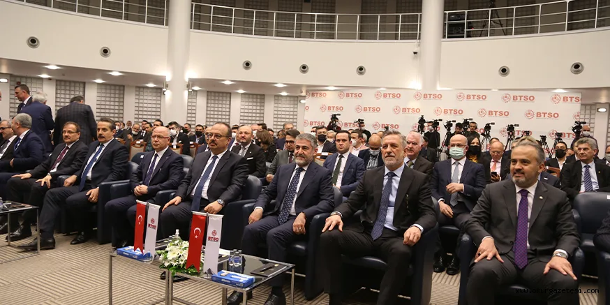 Hazine ve Maliye Bakanı Nureddin Nebati, Bursa'da iş dünyasıyla buluştu