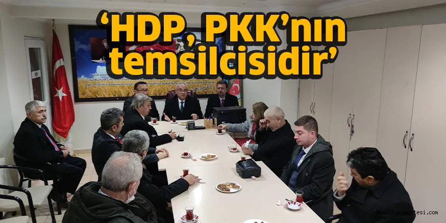 ‘HDP, PKK’nın temsilcisidir’