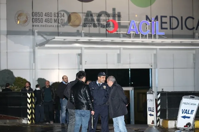 Hülya Sancaklının Tedavi Altına Alındığı Hastane Önünde Yoğun Güvenlik Önlemi