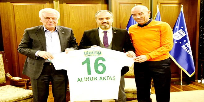 BURSASPOR'DAN AKTAŞ'A ZiYARET