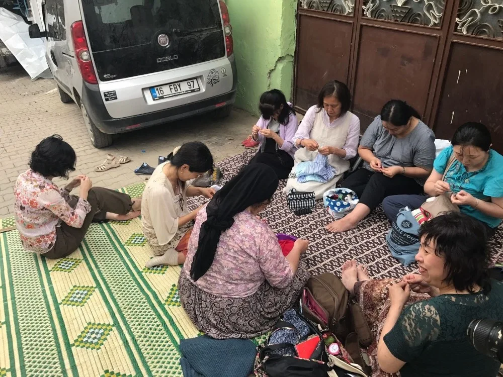 İğne Oyasını Öğrenmek İçin Japonyadan Geldiler
