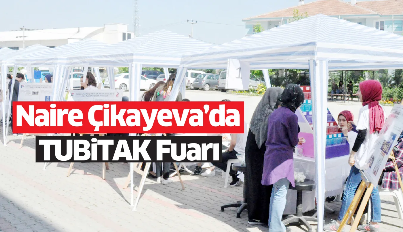 Naire Çikayeva'da TUBİTAK Fuarı