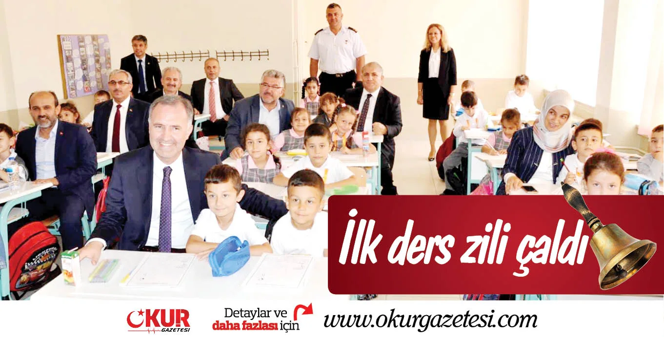 İlk ders zili çaldı