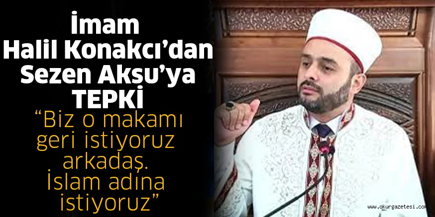 İmam, Sezen Aksu üzerinden hilafet çağrısı yaptı: O makamı geri istiyoruz arkadaş