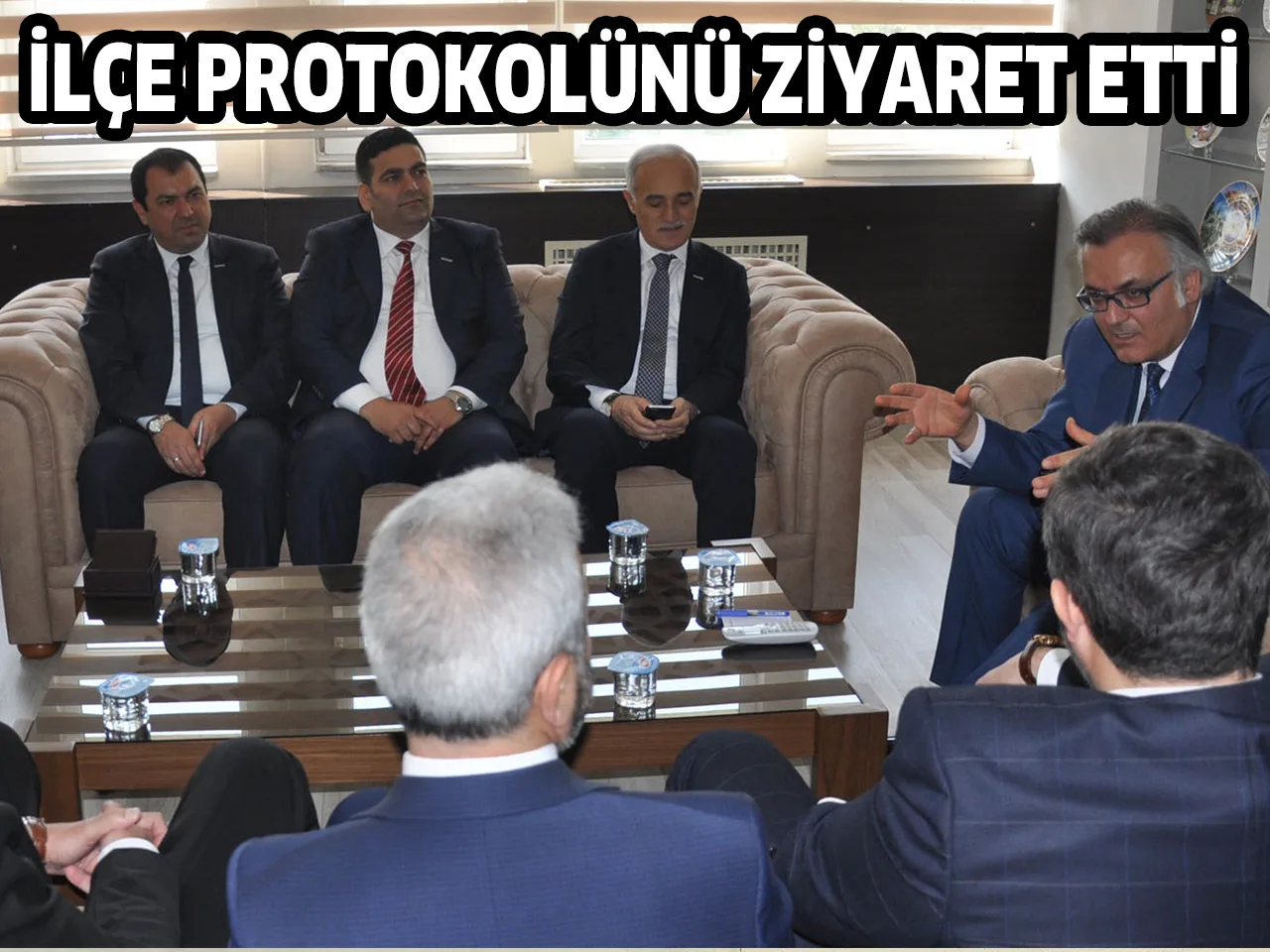 İLÇE PROTOKOLÜNÜ ZİYARET ETTİ