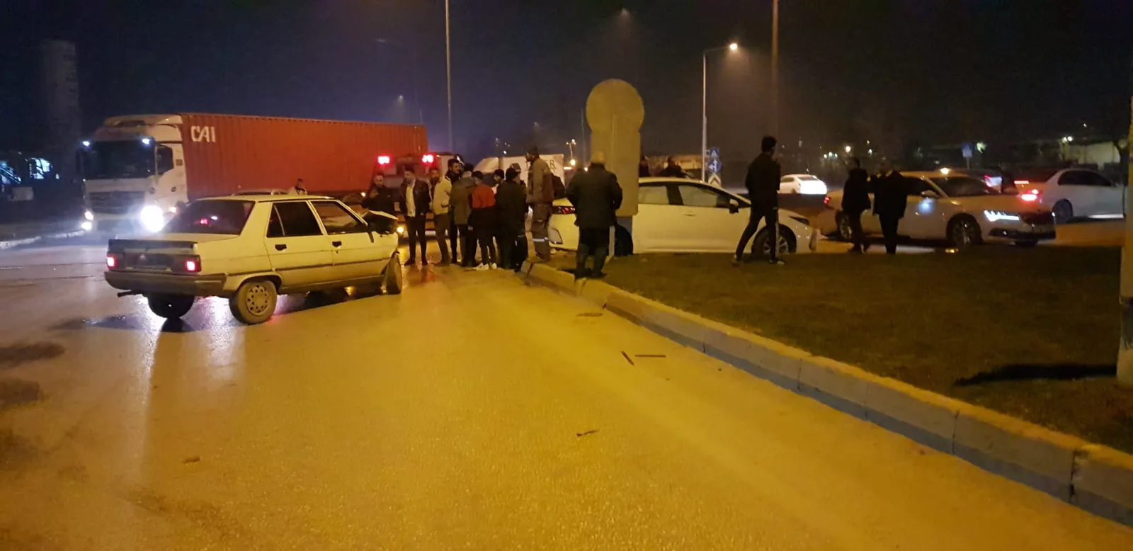 İnegöl'de zincirleme kaza