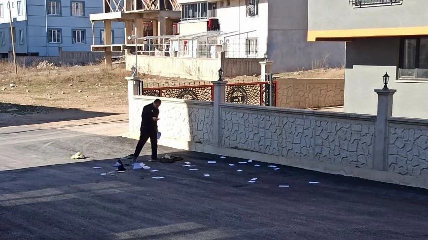 O şahıs kameraya yansıdı