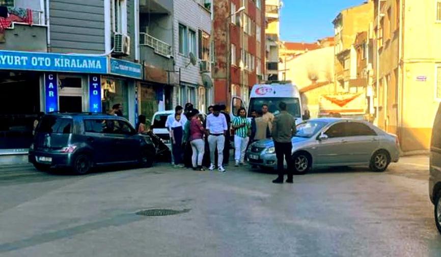 Kazada iki kişi yaralandı
