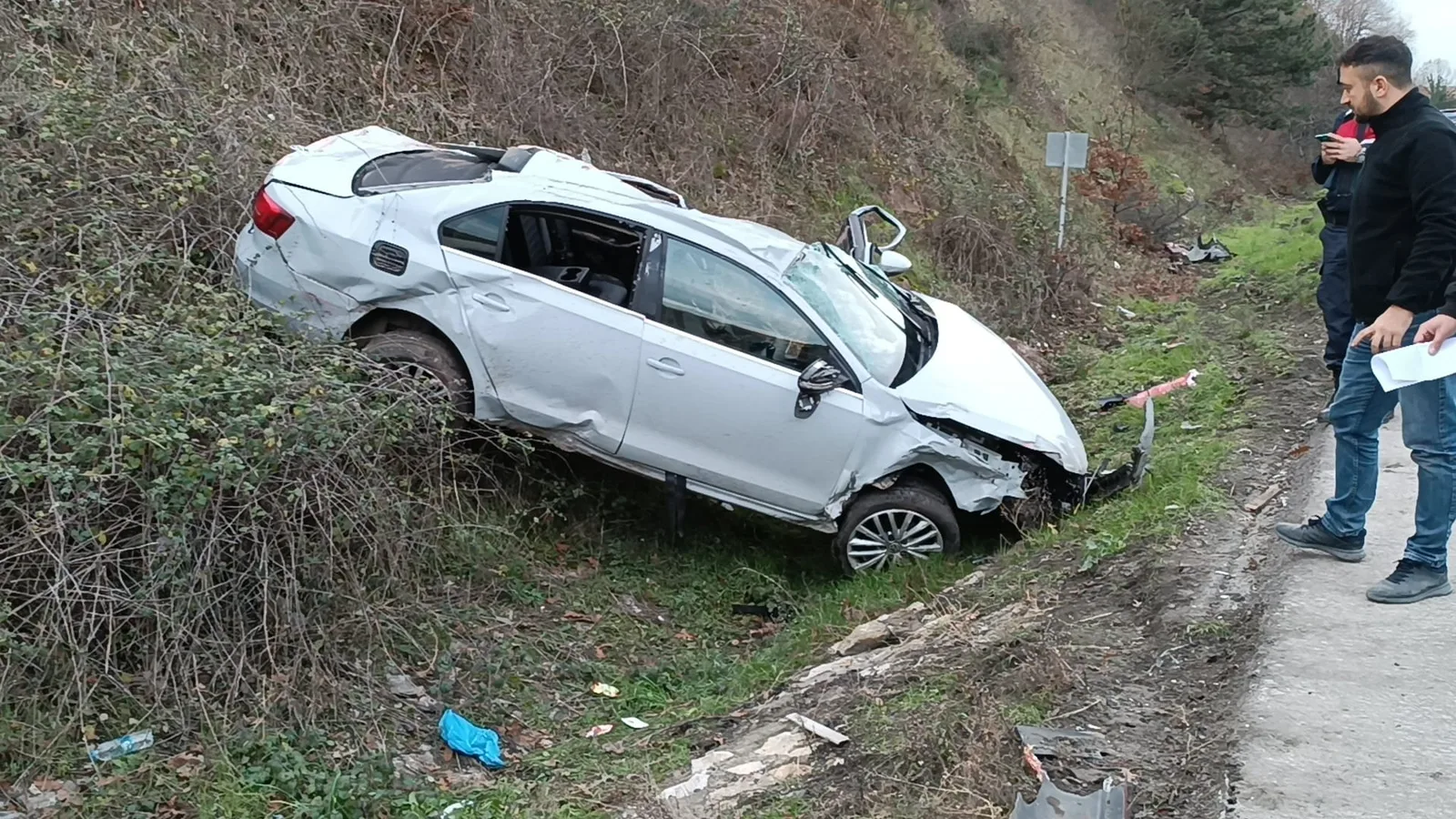 İnegöl'de can pazarı, yaralılar var