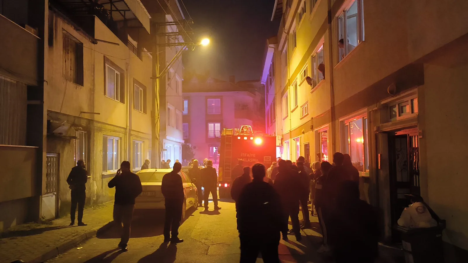 İnegöl'de korkutan yangın